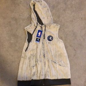 Official NBA Fuzzy Timberwolves Vest